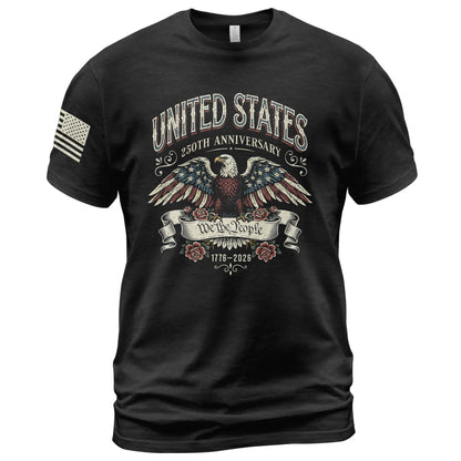 HOTPatriotic Shirts for Men, USA Eagle Graphic Shirts for Men | Mark 250 years of American spirit with these unique commemorative tees, designed for bold style and lasting comfort