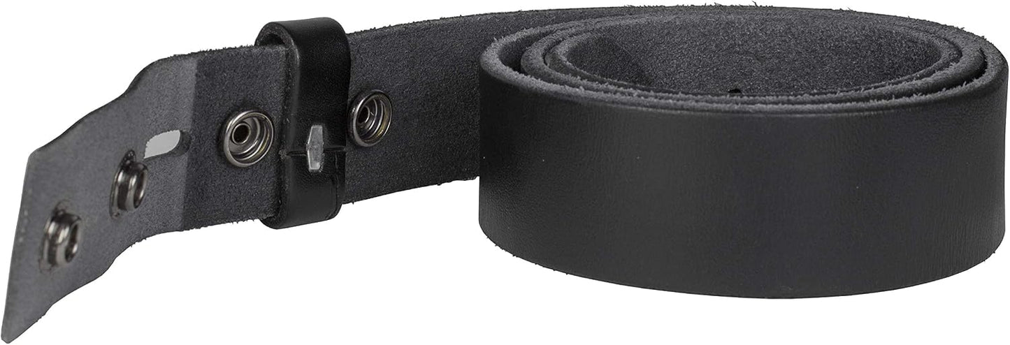 HOTGelante Genuine Full Grain Leather Belt Strap without Belt Buckle