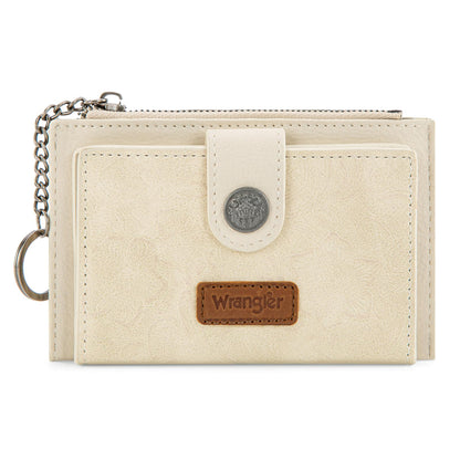 HOTMontana West X Wrangler Small Womens Wallet Slim Credit Card Holder Minimalist Brown Keychain Wallet Compact Western Card Organizers