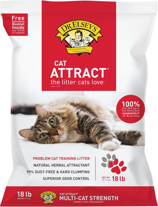 HOTDr. Elsey's® Cat Attract® Clumping Clay Cat Litter 18-lb. Bag