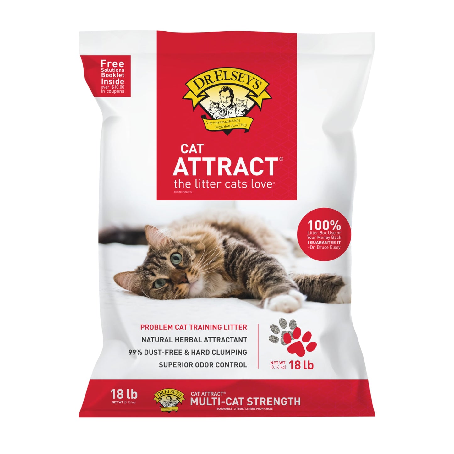 HOTDr. Elsey's® Cat Attract® Clumping Clay Cat Litter 18-lb. Bag