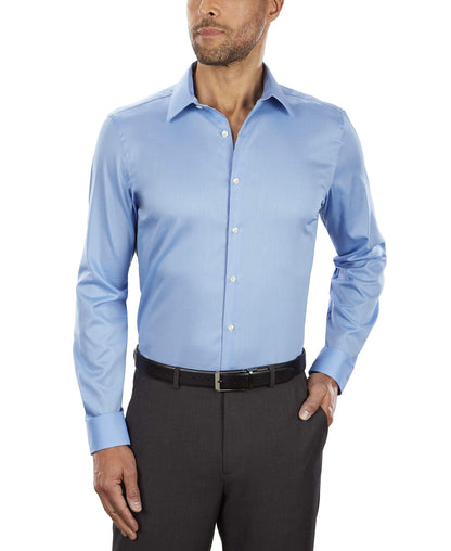 HOTVan Heusen Men's Flex Collar Slim Fit Stretch Dress Shirt