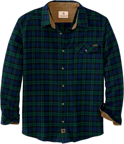 HOTLegendary Whitetails Mens Long Sleeve Button Down 100% Cotton Flannel Shirt