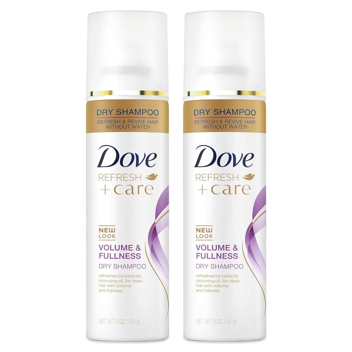 HOTDove Dry Shampoo Spray, Volume & Fullness, Absorbs Oil to Refresh Hair Without Washing, 5 oz (2-Pack)