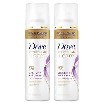 HOTDove Dry Shampoo Spray, Volume & Fullness, Absorbs Oil to Refresh Hair Without Washing, 5 oz (2-Pack)