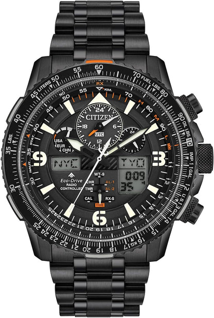 HOTCitizen Men's Promaster Air Skyhawk Eco-Drive Pilot Watch, Atomic Timkeeping