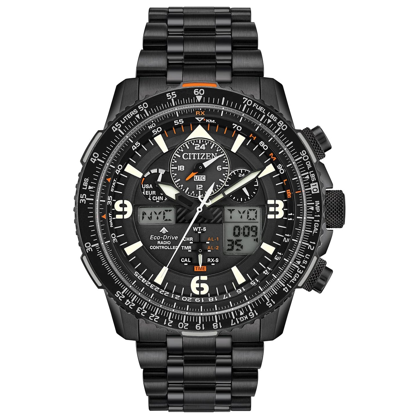 HOTCitizen Men's Promaster Air Skyhawk Eco-Drive Pilot Watch, Atomic Timkeeping