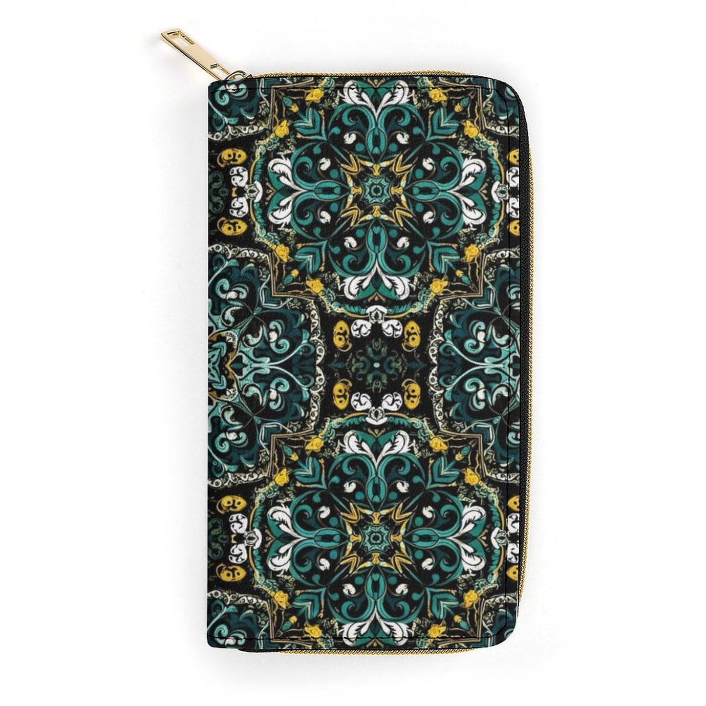 HOTPortable Womens Long PU Leather Wallet Army Classic Camouflage Pattern, Large Capacity Multi Card Slot Organizer, Waterproof Slim Purse for Shopping Trips