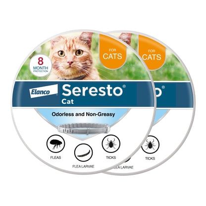 HOTSeresto Cat Vet-Recommended Flea & Tick Treatment & Prevention Collar for Cats | 8 Months Protection