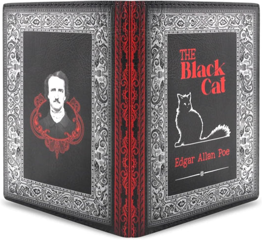 HOTBook Wallet, Edgar Allan Poe, The Black Cat, Gothic Wallet