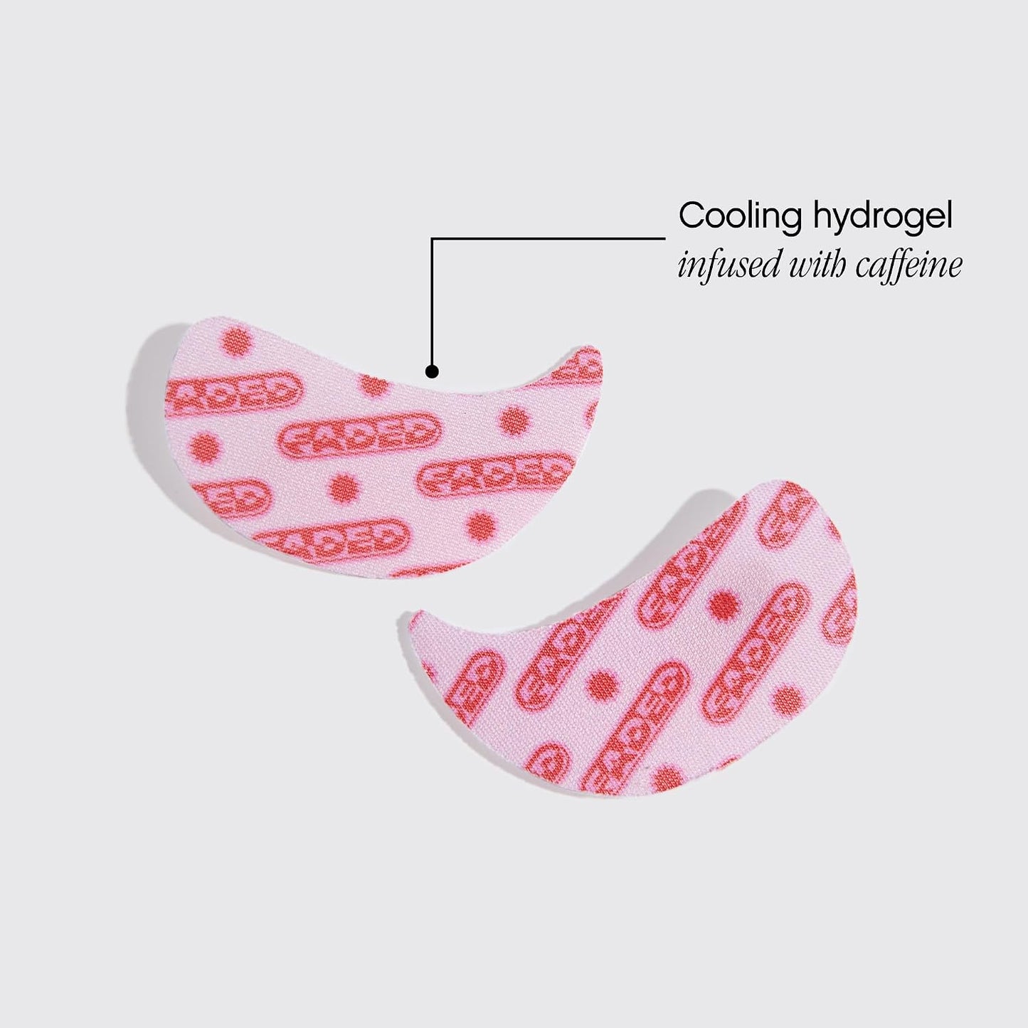 HOTTopicals, Faded Brightening Under Eye Masks, Depuffs & Brightens, Set of 6 | Patches Hydrate & Cool, Reduce Dark Circles & Fine Lines, Kojic Acid, Caffeine, Niacinamide
