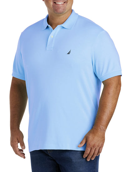 HOTNautica Men's Classic Fit Short Sleeve Dual Tipped Collar Polo Shirt