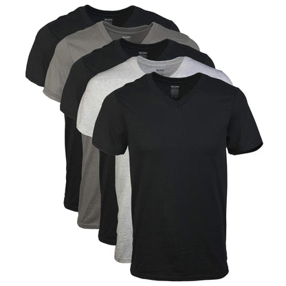 HOTGildan Men's V-Neck T-Shirts, Multipack, Style G1103