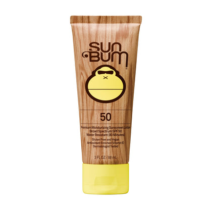 HOTSun Bum Original SPF 50 Sunscreen Body Lotion - Broad Spectrum Moisturizing Sunscreen with Vitamin E - Hawaii 104 Act Compliant (Made without Octinoxate & Oxybenzone) - 8 oz