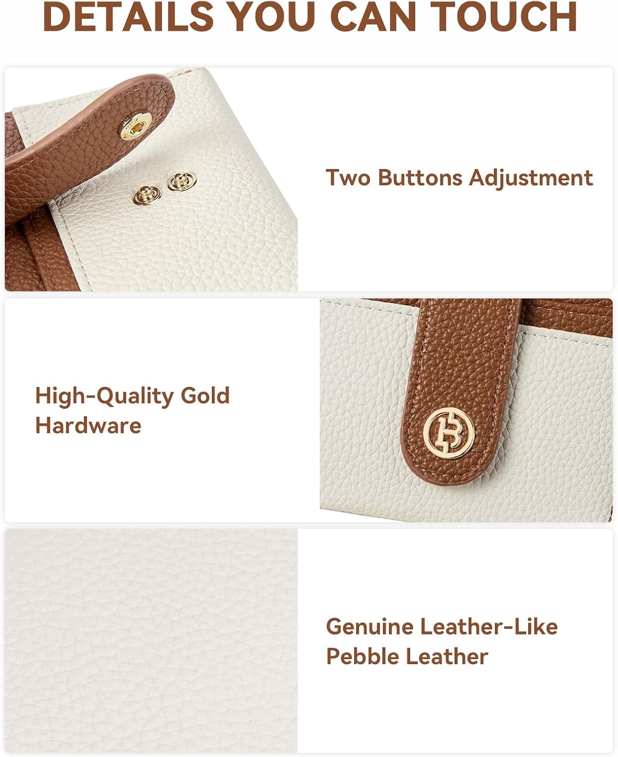 HOTBOSTANTEN Leather Wallets for Women RFID Blocking Slim Card Holder