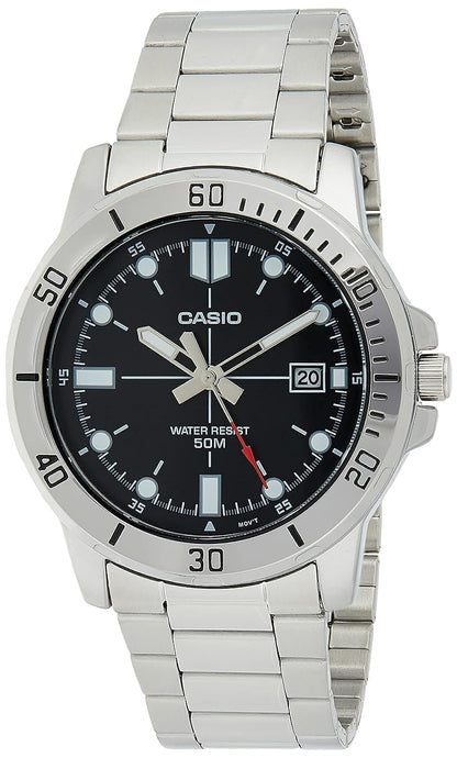 HOTCasio Watch Men Analog Brown dial Stainless Steel