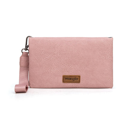 HOTWrangler Crossbody Wallet Small Purse Womens Wristlet Wallet RFID Blocking Bifold Clutch Credit Card Holder Purse