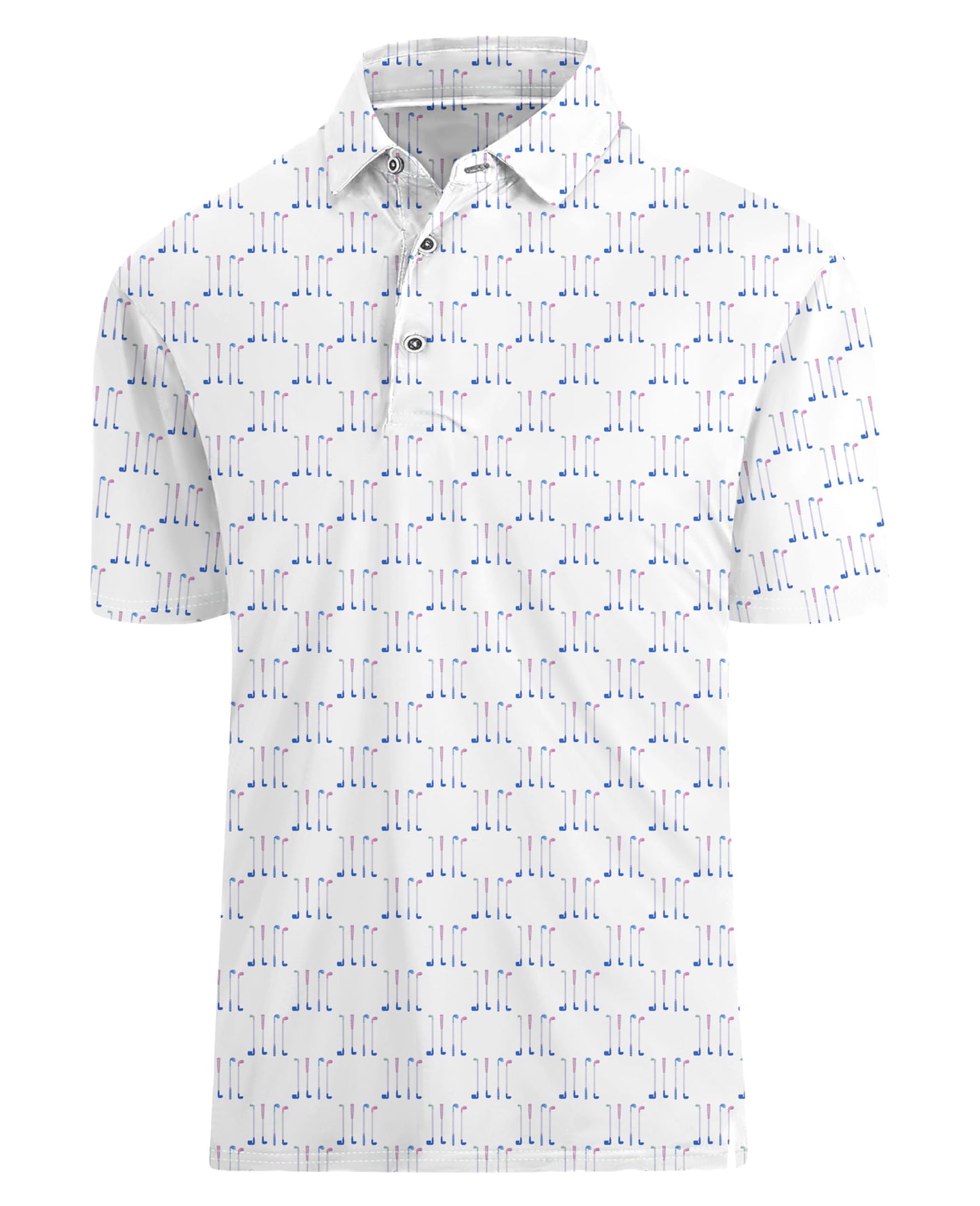 HOTHodaweisolp Golf Shirts for Men Dry Fit Print Moisture Wicking Performance Short Sleeve Polo Shirt