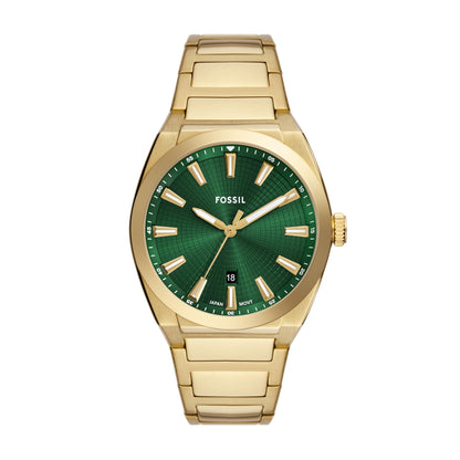HOTFossil Men's Everett Quartz Stainless Steel Watch, Three-Hand Watch for Men