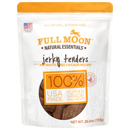 HOTFull Moon All Natural Essentials Beef Jerky Tenders Free Range Human Grade 24 oz