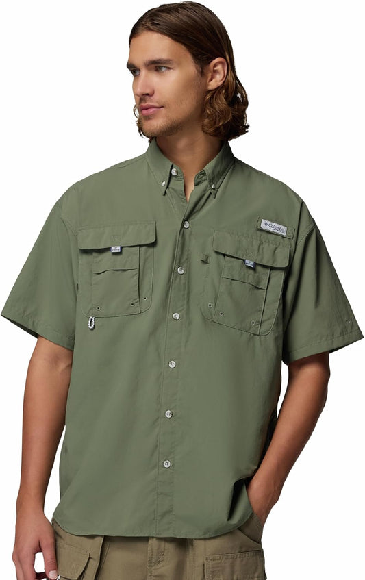 HOTColumbia Men's PFG Bahama II Short Sleeve Fishing Shirt