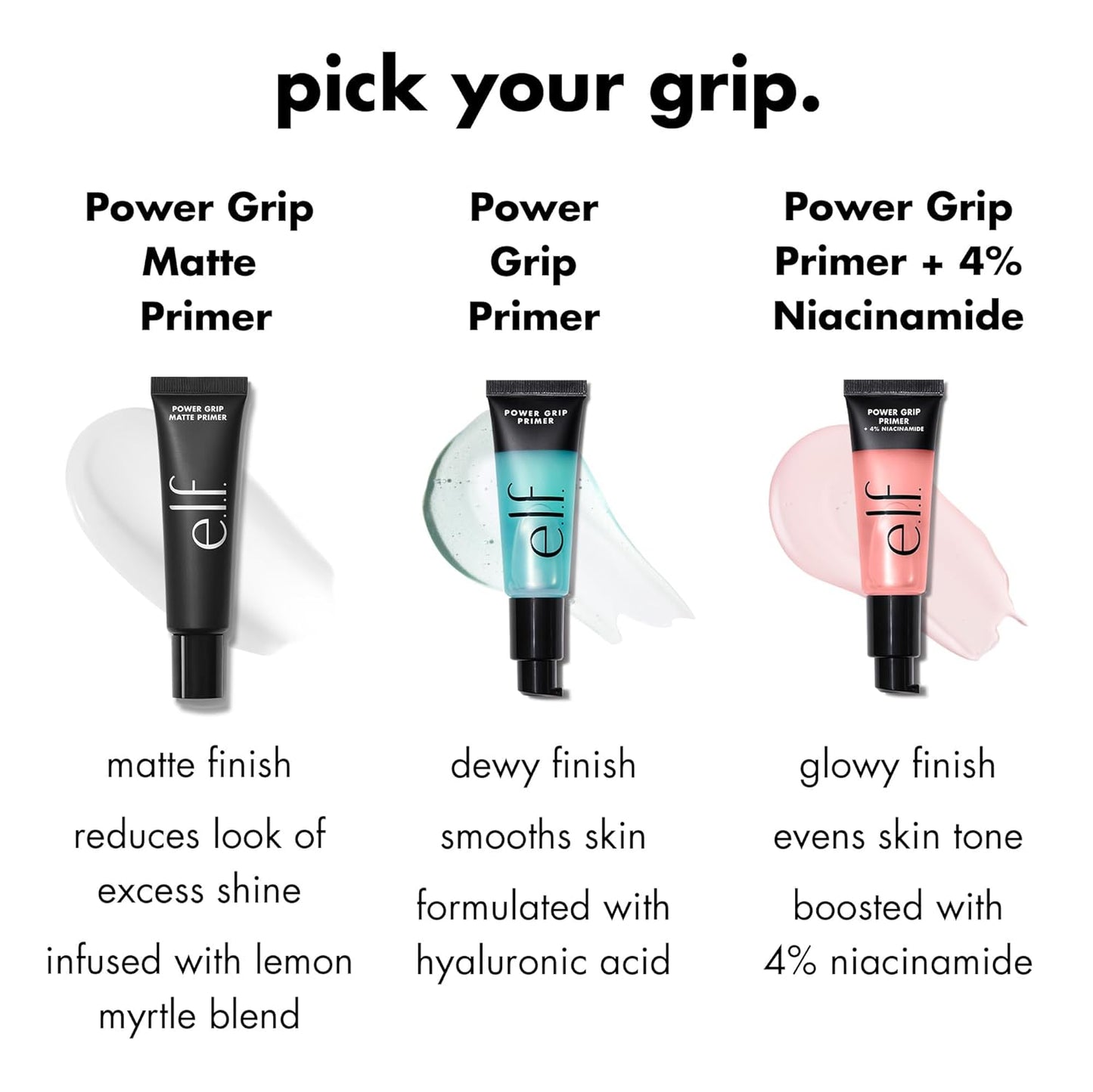 HOTe.l.f. Power Grip Primer, Gel-Based & Hydrating Face Primer for Smoothing Skin & Gripping Makeup, Moisturizing & Priming, Vegan & Cruelty-Free, 0.811 Fl Oz