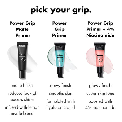 HOTe.l.f. Power Grip Primer, Gel-Based & Hydrating Face Primer for Smoothing Skin & Gripping Makeup, Moisturizing & Priming, Vegan & Cruelty-Free, 0.811 Fl Oz