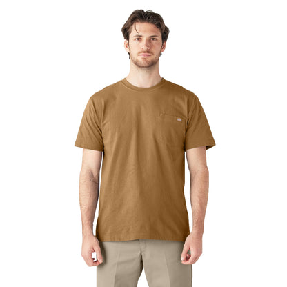 HOTDickies Men's Heavyweight Heathered Short Sleeve Pocket T-Shirt
