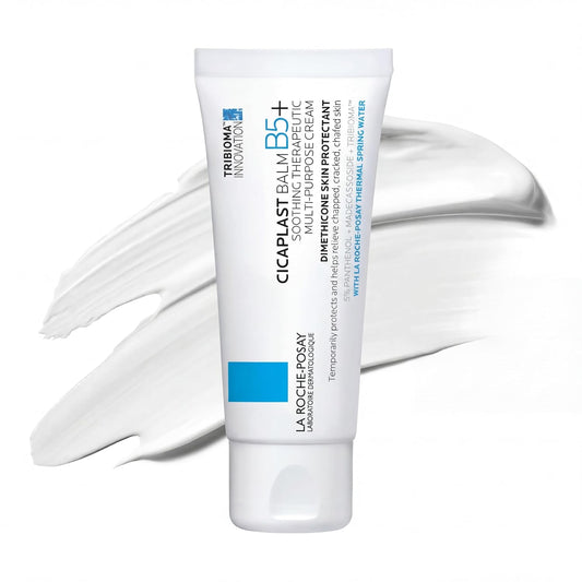 HOTLa Roche-Posay Cicaplast Balm B5 Skin Barrier Repair Cream with Centella Asiatica, Shea Butter & Panthenol | Multi-Purpose Healing Ointment for Dry, Irritated Skin | Face, Body & Hand Balm, Baby Safe