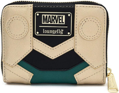 HOTLoungefly Marvel Loki Classic Cosplay Zip Around Wallet