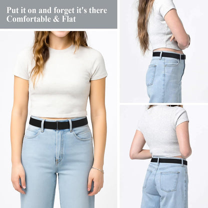 HOTXZQTIVE No-Show Crop Band Belt for Women & Men, Adjustable Tuck Band for T-Shirt, Sweater Tucking