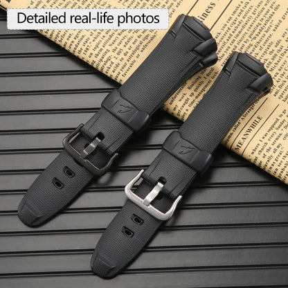 HOTReplacement Watch Strap Compatible with Casio GW-530 GW-500 Strap Men's Resin Bracelet