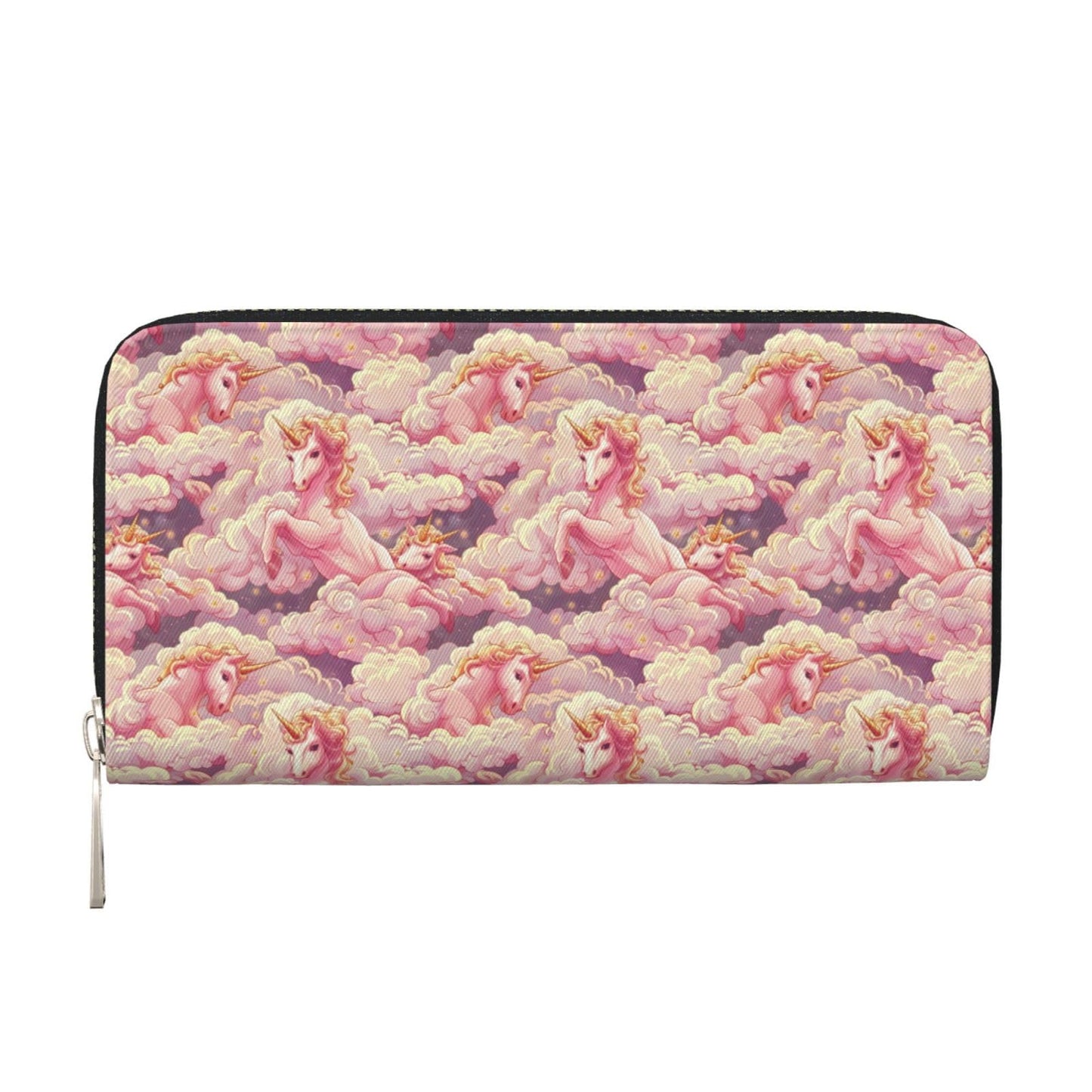 HOTCute Dinosaur Chicken Nuggets Long Wallet for Women Men Leather Clutch Purse Large Capacity Card Holder Money Organizers for Cash Coin Smart Phone
