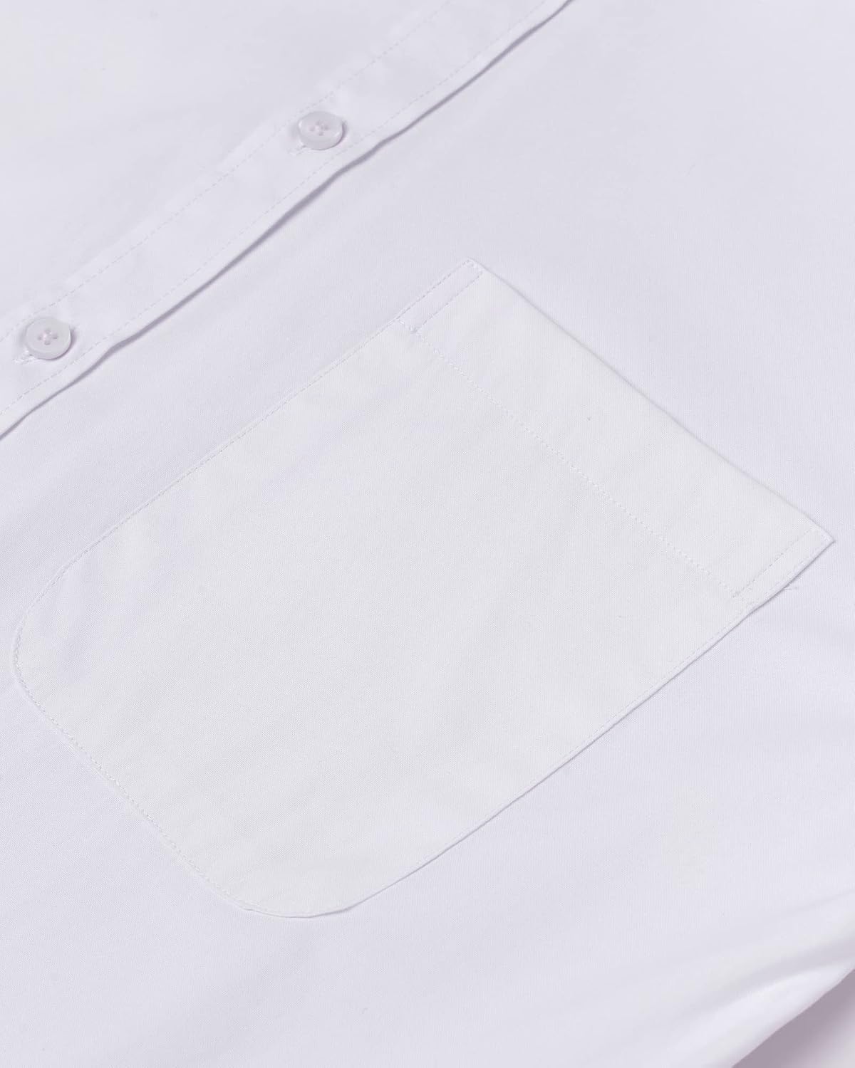 HOTAlimens & Gentle Mens Solid Oxford Shirt Long Sleeve Dress Shirt Work Casual Button Down Shirts with Pocket