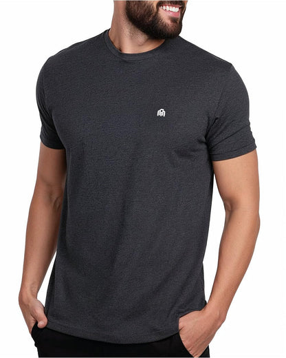 HOTMens T Shirts Soft Cotton Crew Neck Athletic Fit Casual Tees S-4XL | Soft cotton blend casual tee shirts with 4-way stretch - tag-free athletic fit for gym, work & casual wear. A go-to gift.