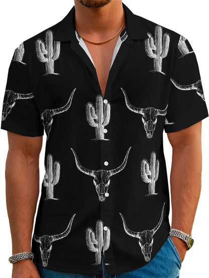 HOTDFZ Funny Hawaiian Shirts for Men Summer Beach Short Sleeve Button Down Shirt Theme Party Shirt