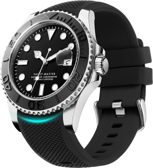 HOTFullmosa 22mm 20mm 24mm Silicone Watch Bands No Gaps Compatible for Samsung Galaxy Watch 7 6 5 4 3,Galaxy Watch 46mm 42mm,Garmin