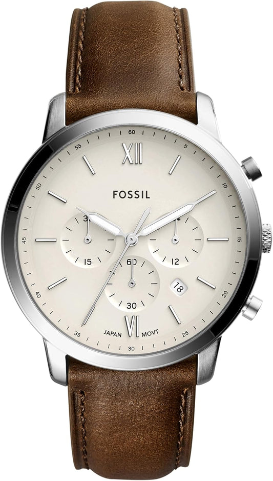 HOTFossil Men's Watch, Neutra Quartz Stainless Steel Chronograph Watch for Men