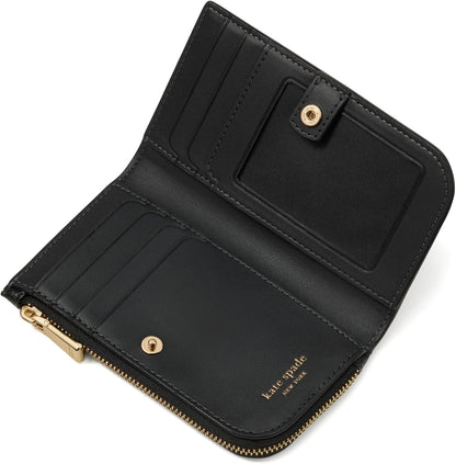HOTkate spade new york Women's Devin Pebbled Leather Small Slim Bifold Wallet