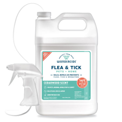 HOTWondercide - Flea, Tick & Mosquito Spray for Pets and Home with Natural Essential Oils - Killer, Control, Prevention, Treatment - Lemongrass 16 oz