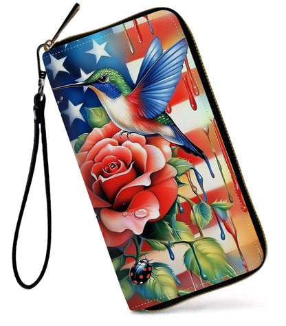 HOTWomens Wallet, Large Capacity RFID Blocking PU Leather Wristlet Wallets for Women Ladies Men Credit Card Holder Zipper Wallet Phone Holder Clutch Travel Purse, Art Moon Starry Night