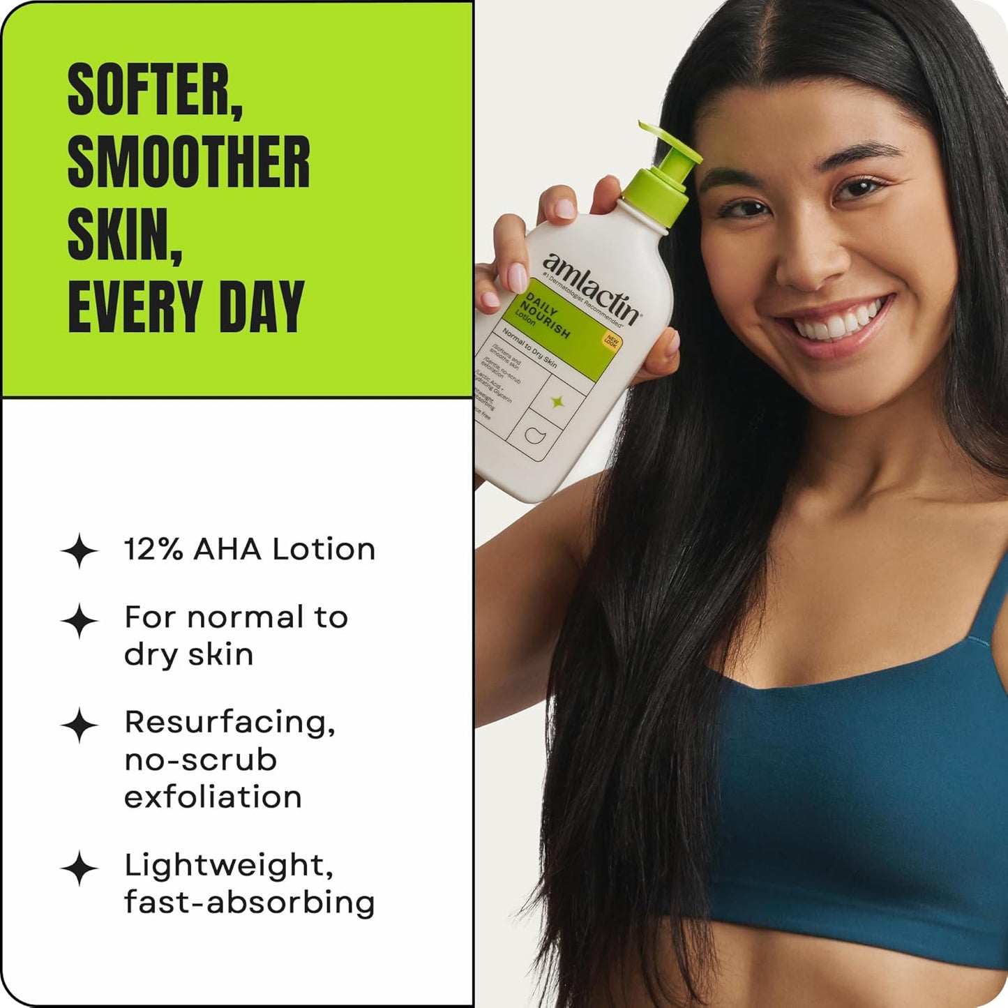 HOTAmLactin Daily Nourish Body Lotion, 12% Lactic Acid, 14.1 oz