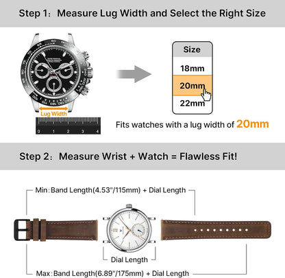 HOTFullmosa 20mm Quick Release Leather Watch Bands for Garmin Samsung Galaxy | 2 Pack Straps for Vivoactive 6/5, Venu Sq/Sq 2, Samsung Galaxy 7/6/5, Gear S2 Classic, Saddle Brown+Black/Black+Black