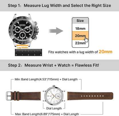 HOTFullmosa 20mm Quick Release Leather Watch Bands for Garmin Samsung Galaxy | 2 Pack Straps for Vivoactive 6/5, Venu Sq/Sq 2, Samsung Galaxy 7/6/5, Gear S2 Classic, Saddle Brown+Silver/Black+Silver