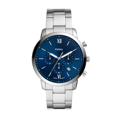 HOTFossil Men's Watch, Neutra Quartz Stainless Steel Chronograph Watch for Men