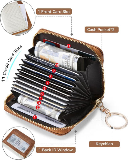 HOTBOSTANTEN Crossbody Bag for Women ＆ Wallet for Women Leather RFID Blocking Card Holder