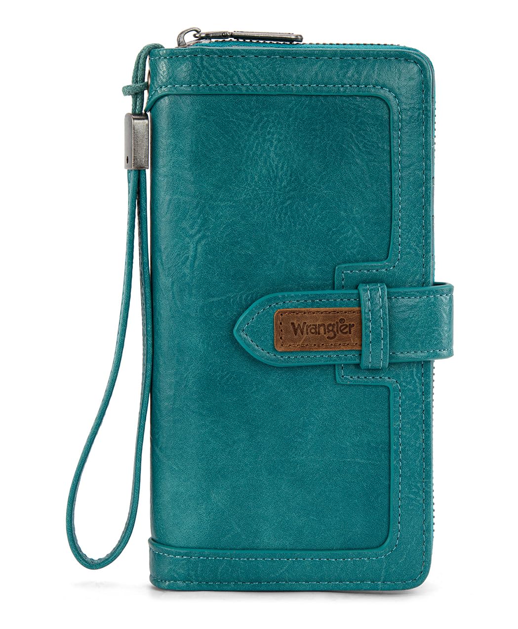 HOTX Wrangler Women's Wallets Bifold Wristlet Wallets for Women Large Capacity Credit Card Wallet with ID Window