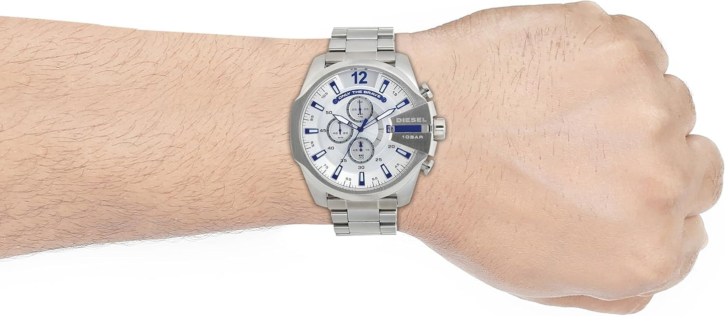 HOTDiesel Mega Chief Watch for Men, Chronograph Men's Watch