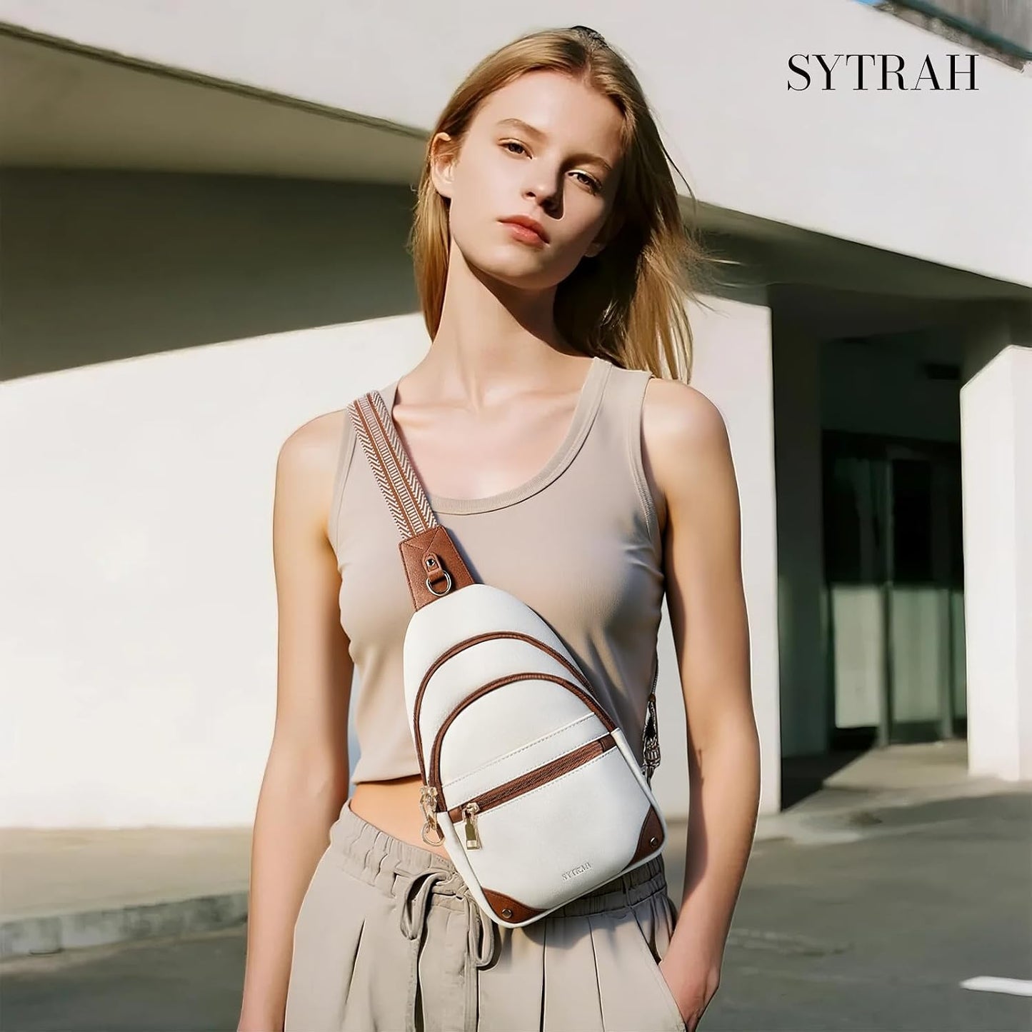 HOTSYTRAH Anti Theft Crossbody Bags for Women, RFID Sling Bag Travel Purse, RFID Cross Body Purses Chest Bag for Travel