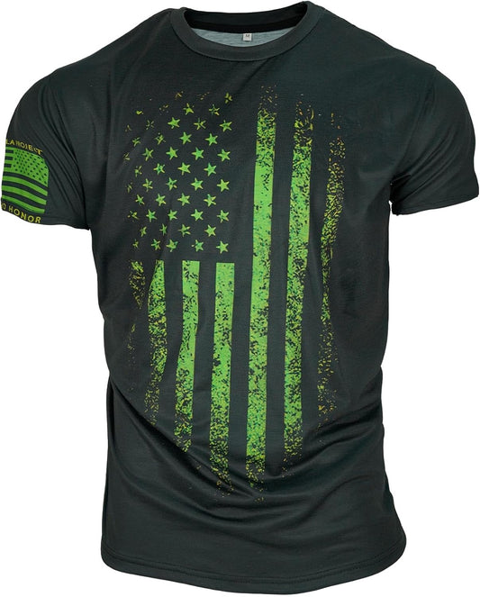 HOTMen's American Flag Shirt 4th of July Patriotic Shirt for Men…